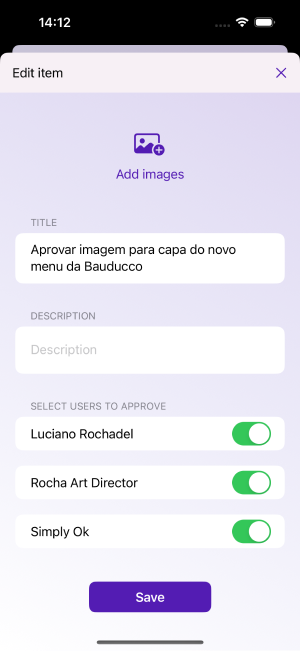 A app de aprovações ágeis